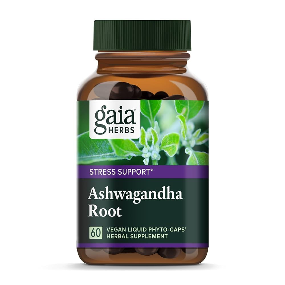 Gaia Herbs Ashwagandha Root - Made with Organic Ashwagandha Root to Help Support a Healthy Respon... | Amazon (US)
