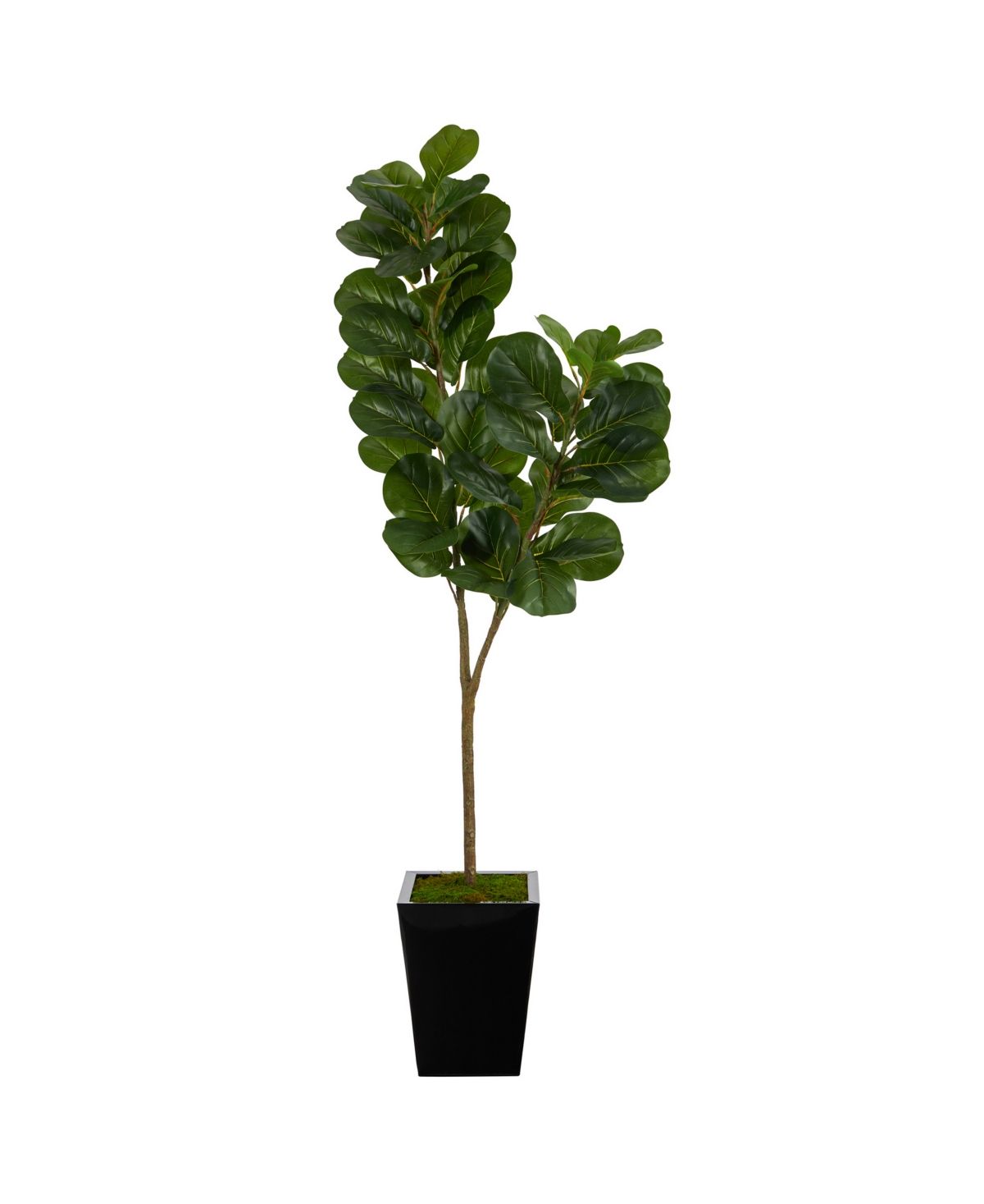 68" Fiddle Leaf Fig Artificial Tree in Metal Planter | Macys (US)