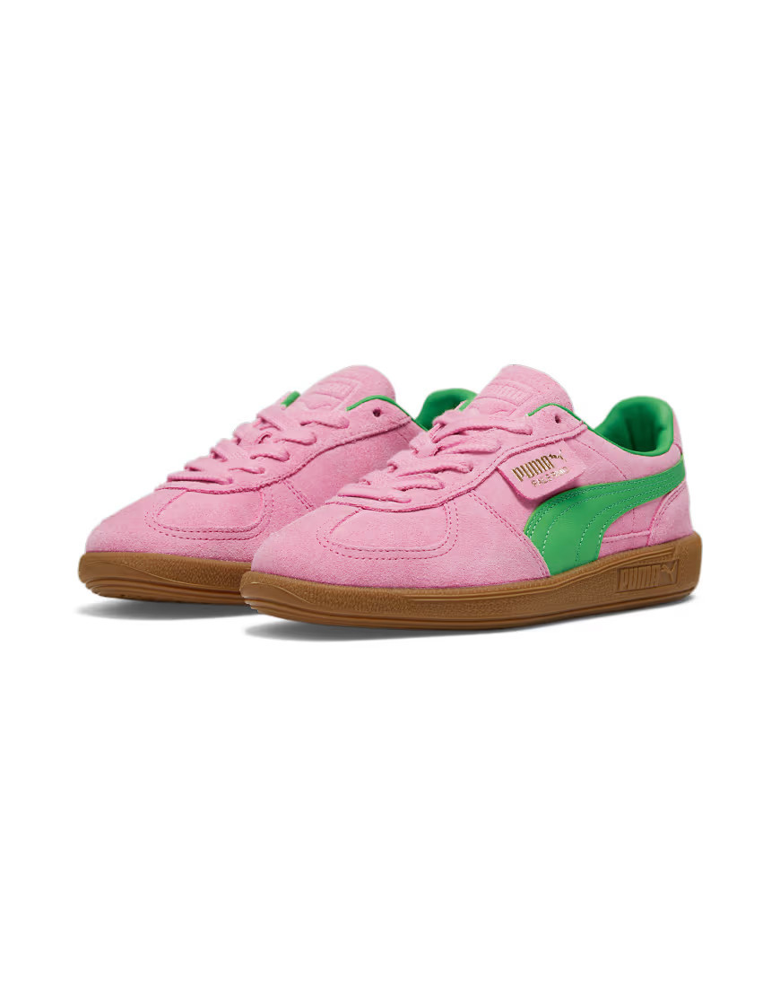 PUMA Palermo Special sneakers in pink and green | ASOS (Global)