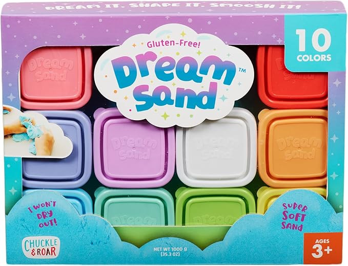 Chuckle & Roar Sensory Dream Sand Mega 10 Pack | Amazon (US)