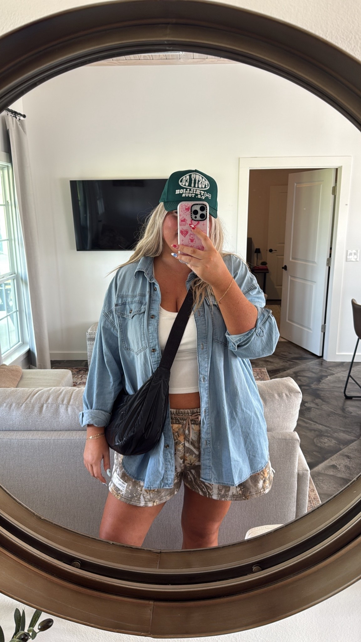 Hat: bought on tour not linkable
Denim: xxl
Tank: xxl
Shorts: 3x

#LTKPlusSize #LTKSeasonal #LTKStyleTip