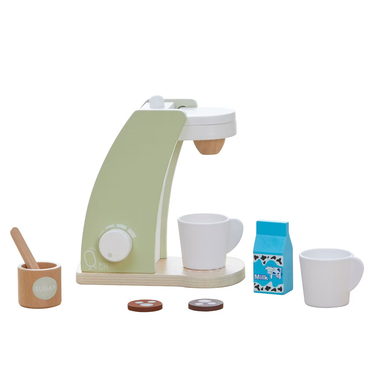 Teamson Kids Little Chef Frankfurt 8-pc. Wooden Play Kitchen Coffee Machine Set | Target