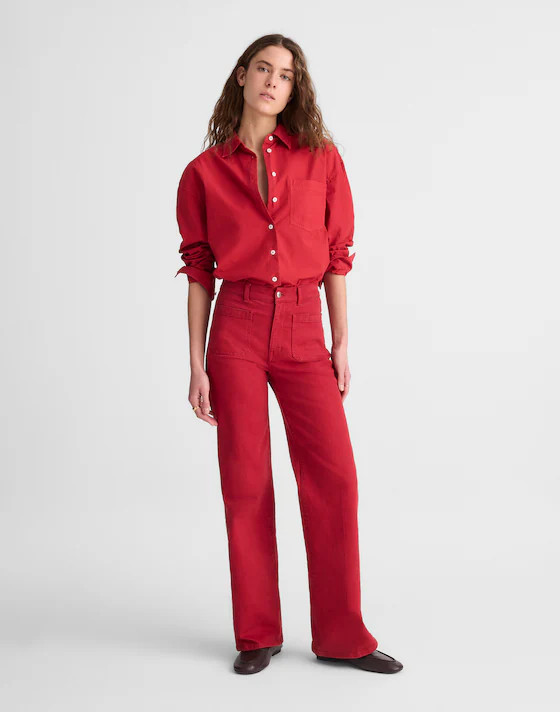 The Emmy Wide-Leg Pant | Madewell