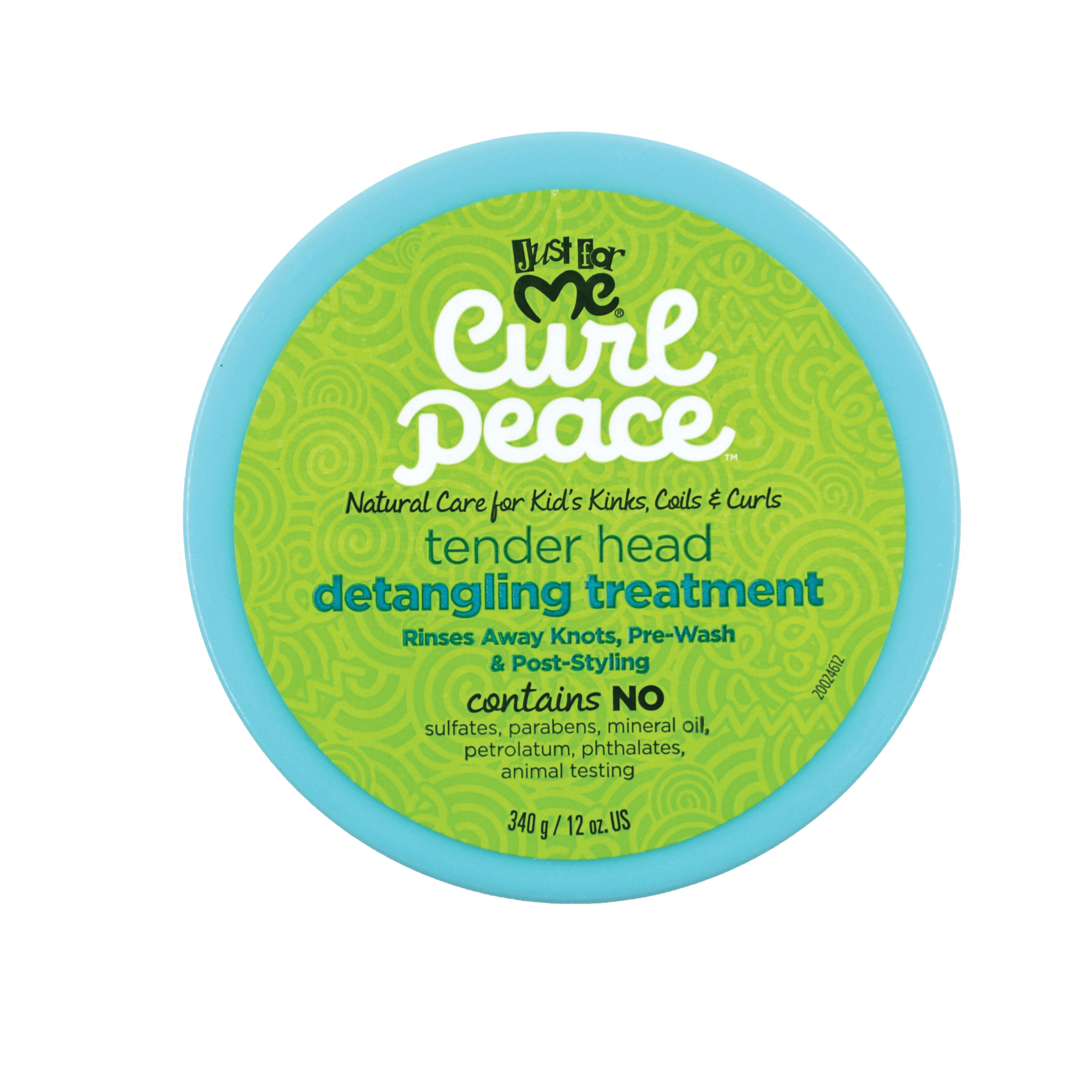 Just For Me Curl Peace Tenderhead Detangling Pre Shampoo Treatment - For Wavy, Curly & Coily Hair... | Walmart (US)