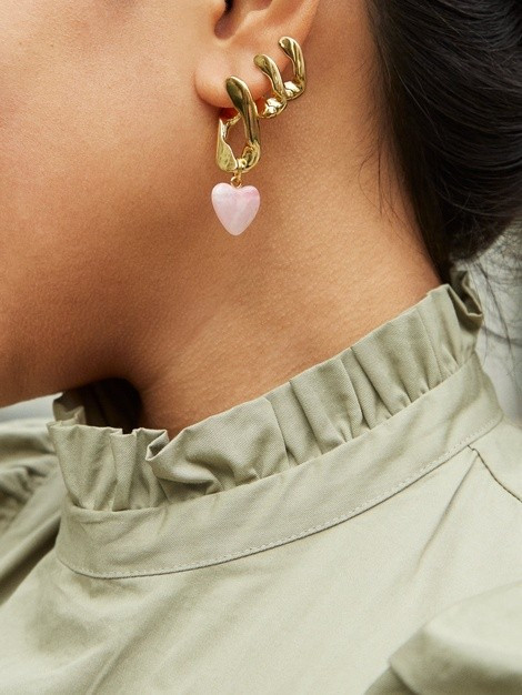 Amour Michel Curb Chain Drop Earrings | BaubleBar (US)