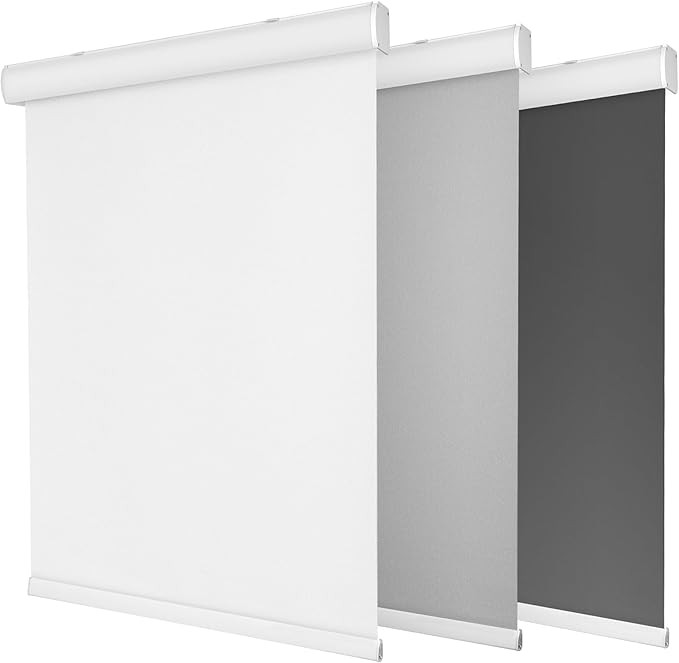 Allesin 100% Blackout Cordless Roller Shades for Windows,Thermal Insulated, UV Protection Waterpr... | Amazon (US)