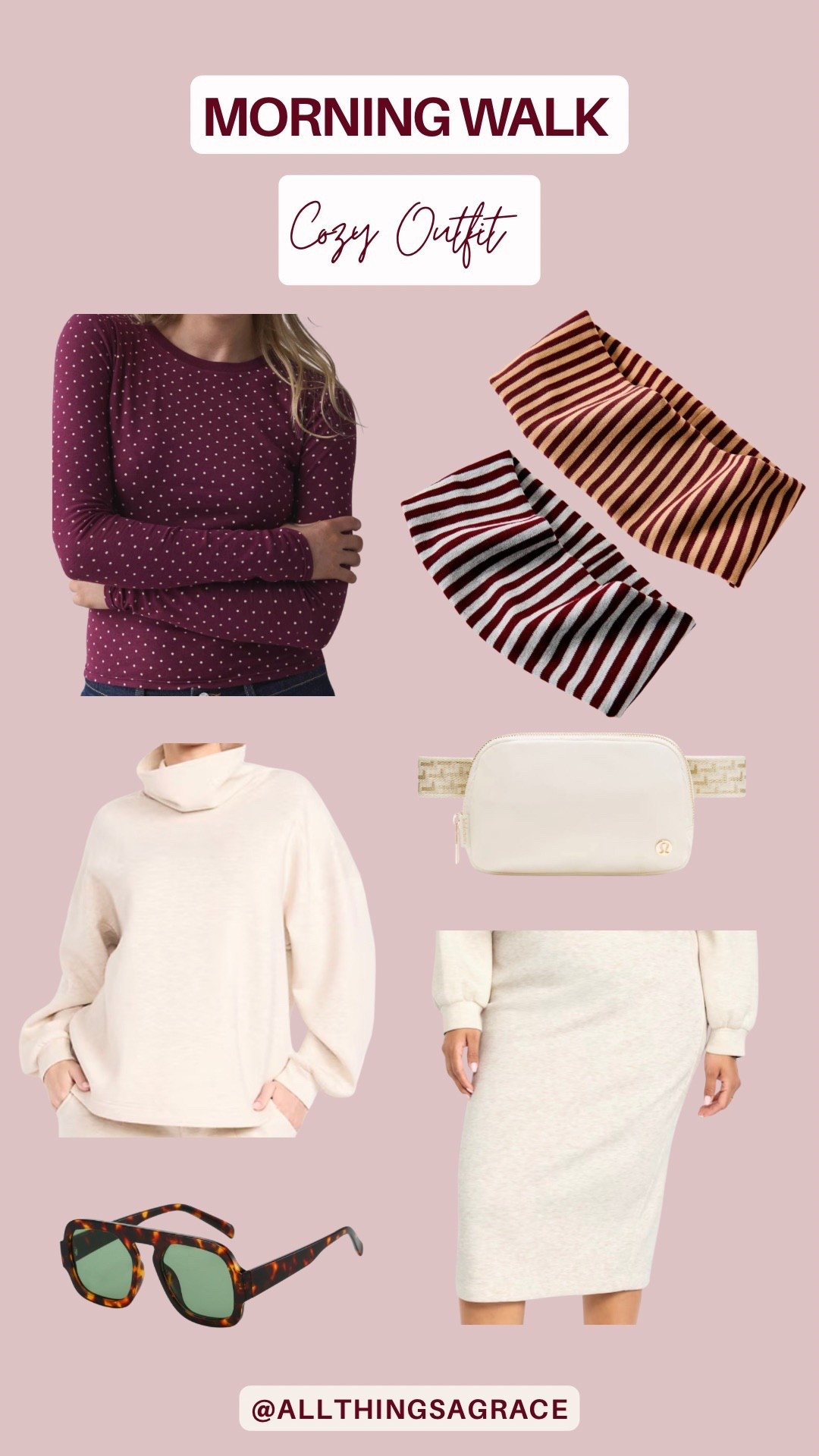 Cozy morning walk look 🤍
Soft layers, neutral textures, and the cutest accessories. 

#LTKSeasonal #LTKHoliday #LTKActive