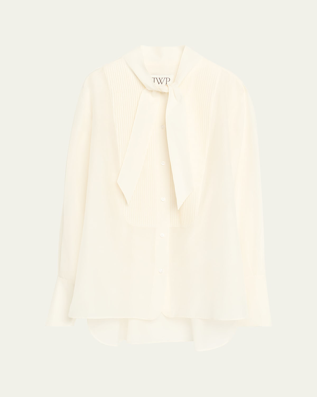 The Quiet Type Tie-Neck Shirt | Bergdorf Goodman