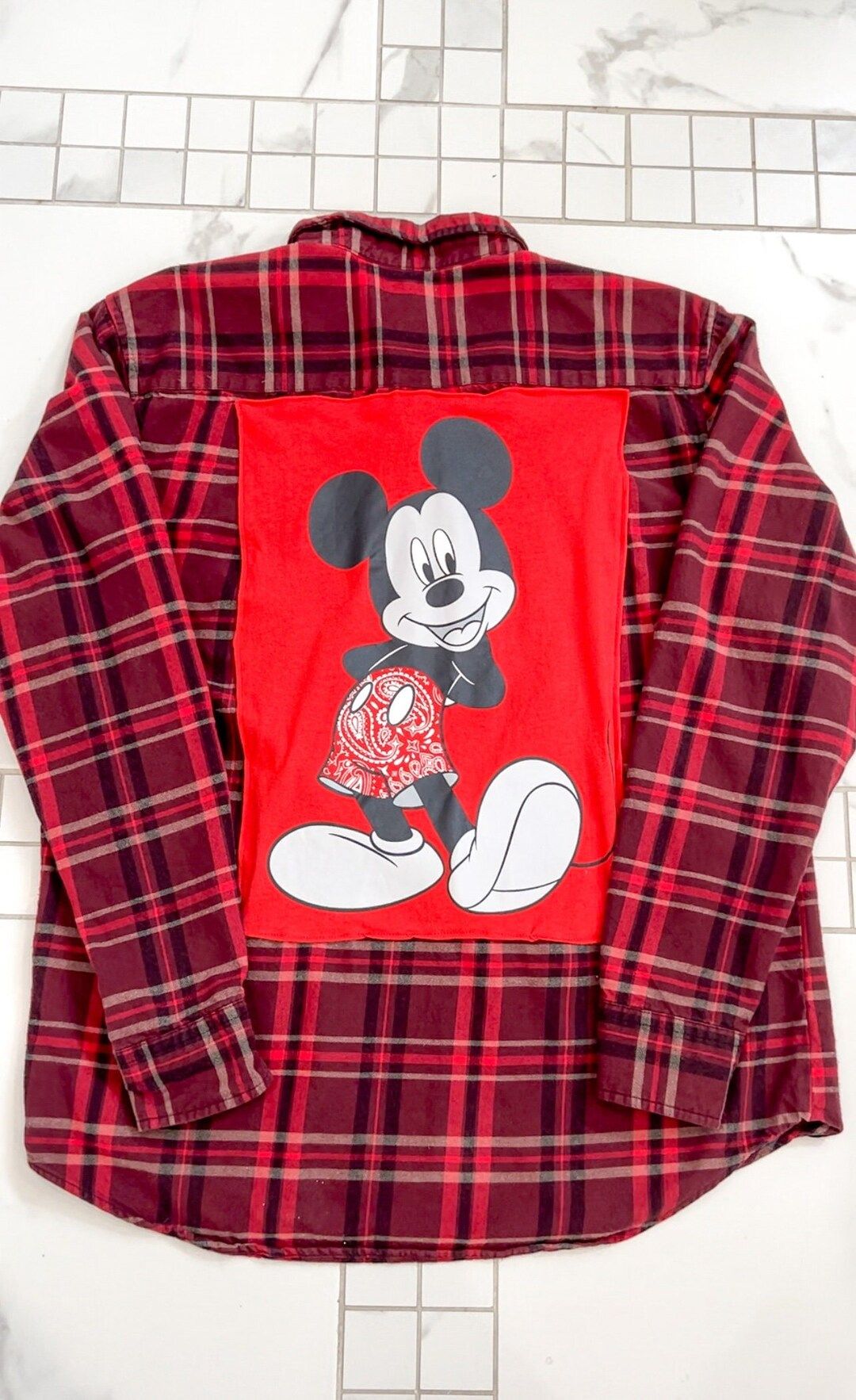 Mickey Mouse Plaid Flannel, Disney Flannel, Disney Jacket, Mickey Mouse Red Jacket, Mickey, Custo... | Etsy (US)