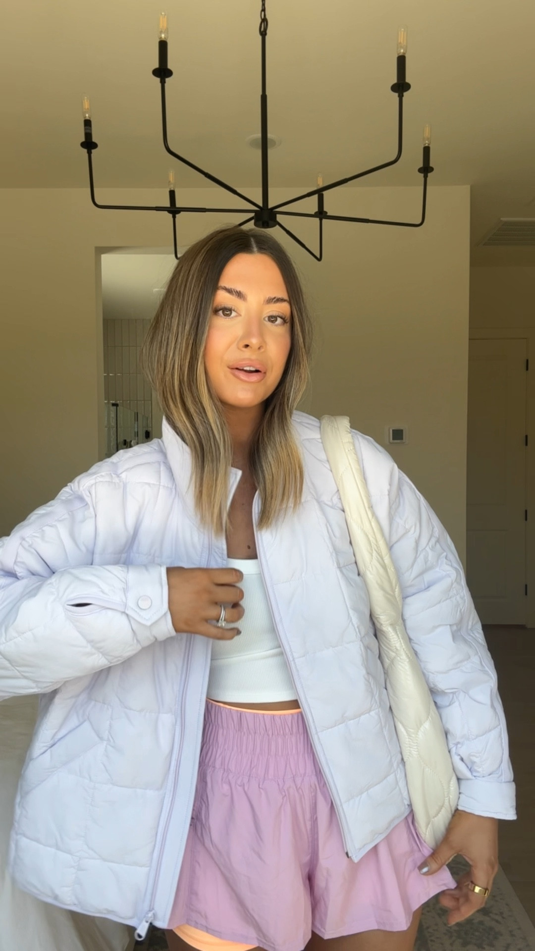 Free people movement fall haul! 🍂💫 
Pt 2. Of outfit 1! 
Jacket - rose Wash / small 
Bag - powder 



#LTKFitness #LTKFindsUnder100 #LTKItBag