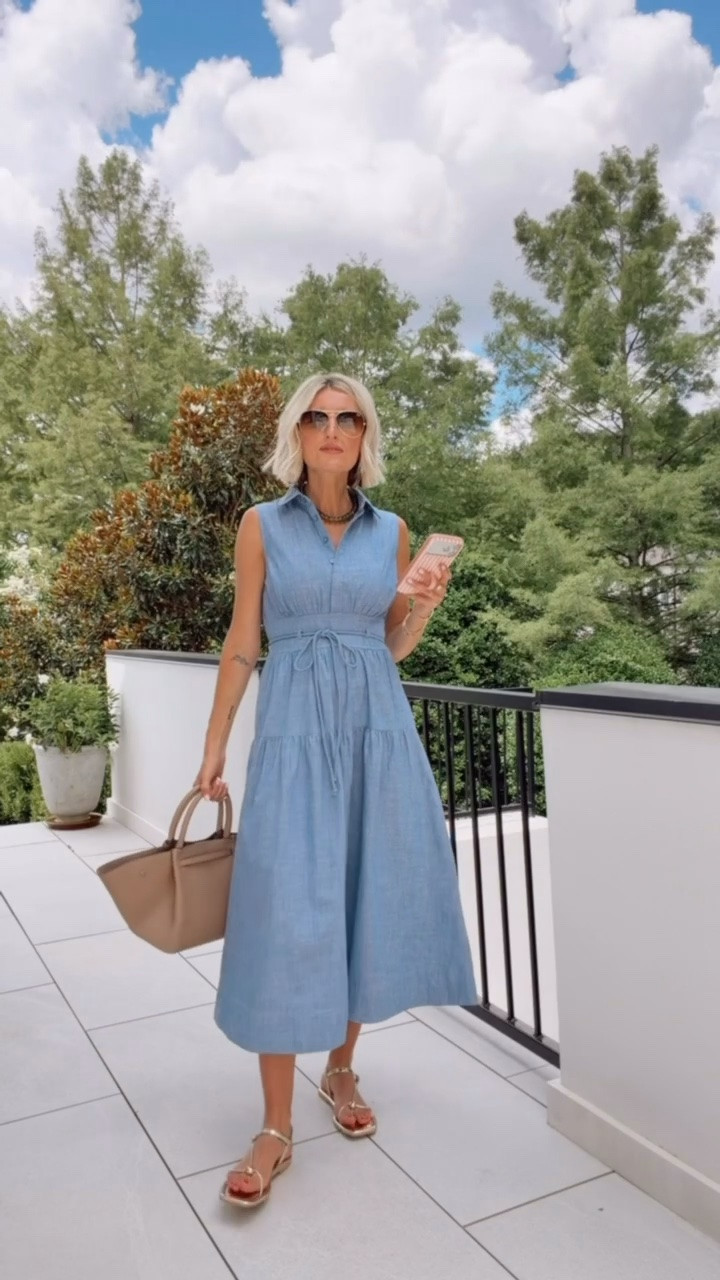 Got this chambray dress and I’m in love! The waist tie is so flattering. Under $30 now! I am wearing XS

Loverly grey, chambray women’s dress, flowy dress maxi midi, summer outfit ideas, transitional season fashion for fall

#LTKSeasonal #LTKSaleAlert #LTKWorkwear