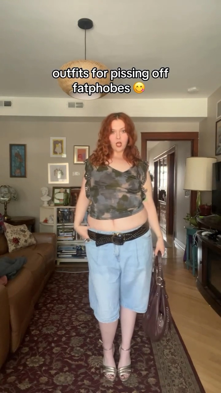 aka a plus size person existing 😭 will continue to live my life & be hot while y’all stay mad!! never let miserable people dictate ur life and what you wear!! 

outfit details
tagged in my LTK :-) 

.
.
.
.
.
#plussizestyle #confidence #outﬁtinspo #humor