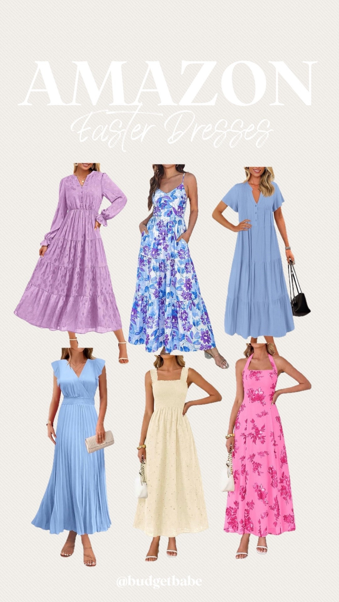 Use code 679HWI98 for 50% off! Ends 4/5 or while supplies last. Codes are limited quantity. More colors! #easter dress for women amazondeal promo