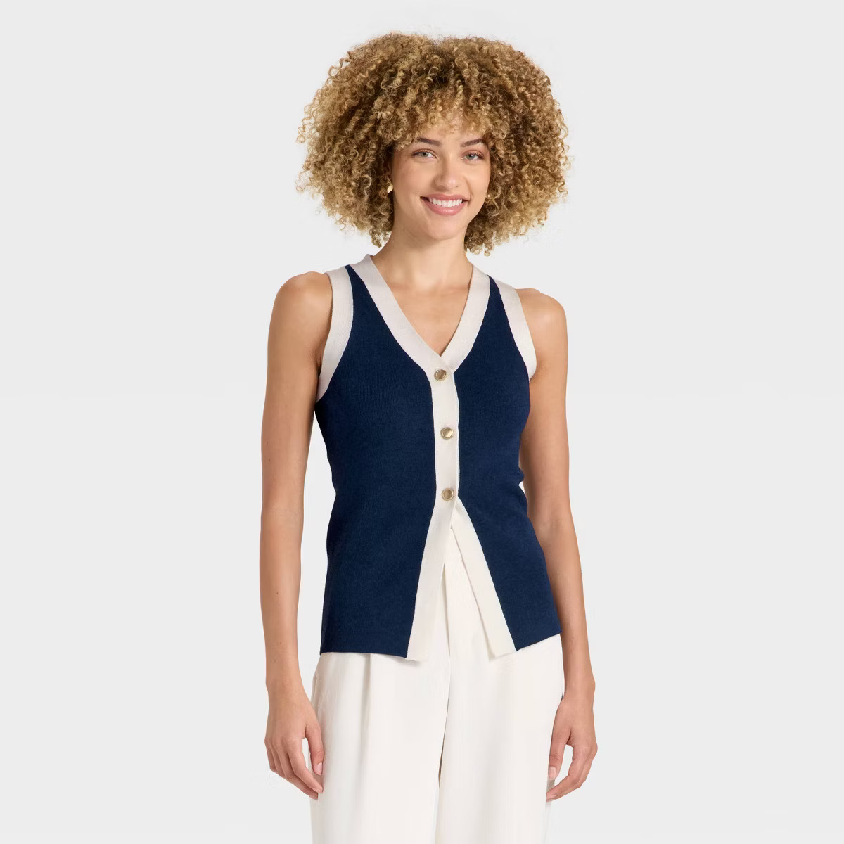 Women's Button Sweater Vest - A New Day™ | Target