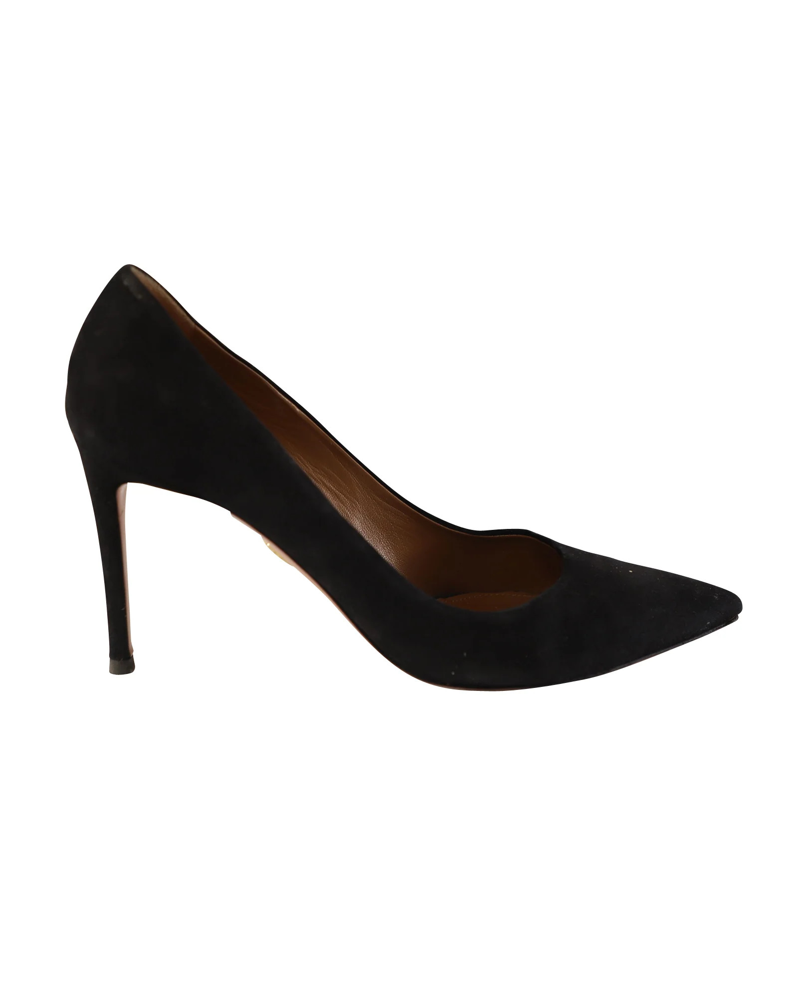 Aquazzura Pumps in Black Suede | Shop Simon