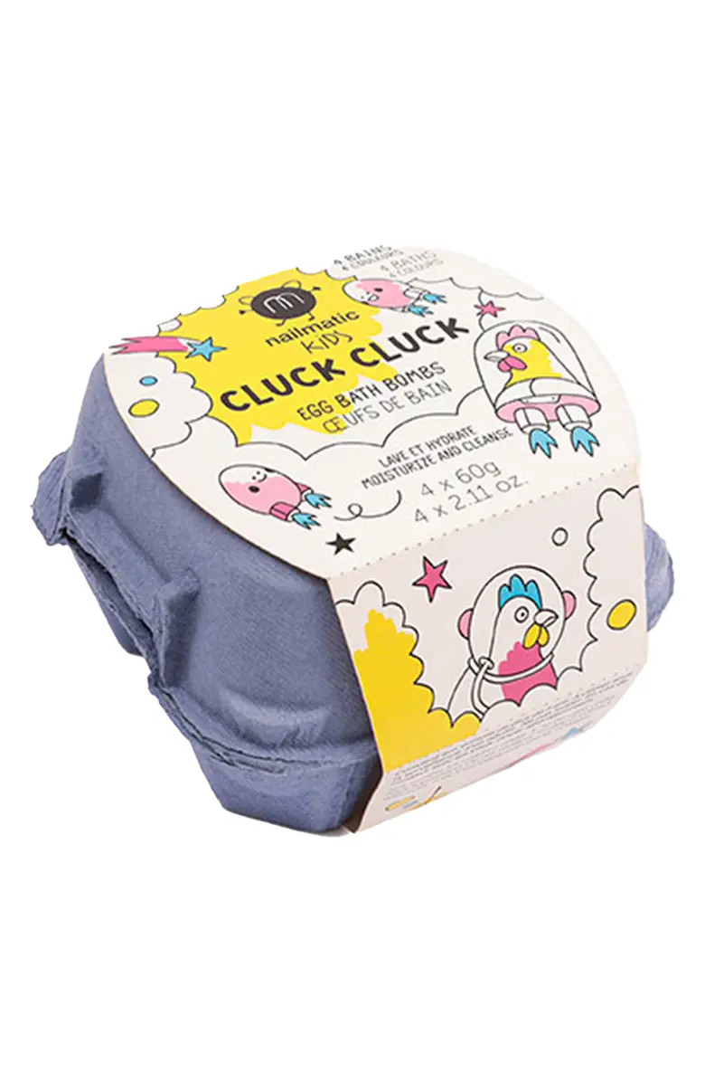 Kids' Cluck Cluck Set of 4 Egg Bath Bombs | Nordstrom