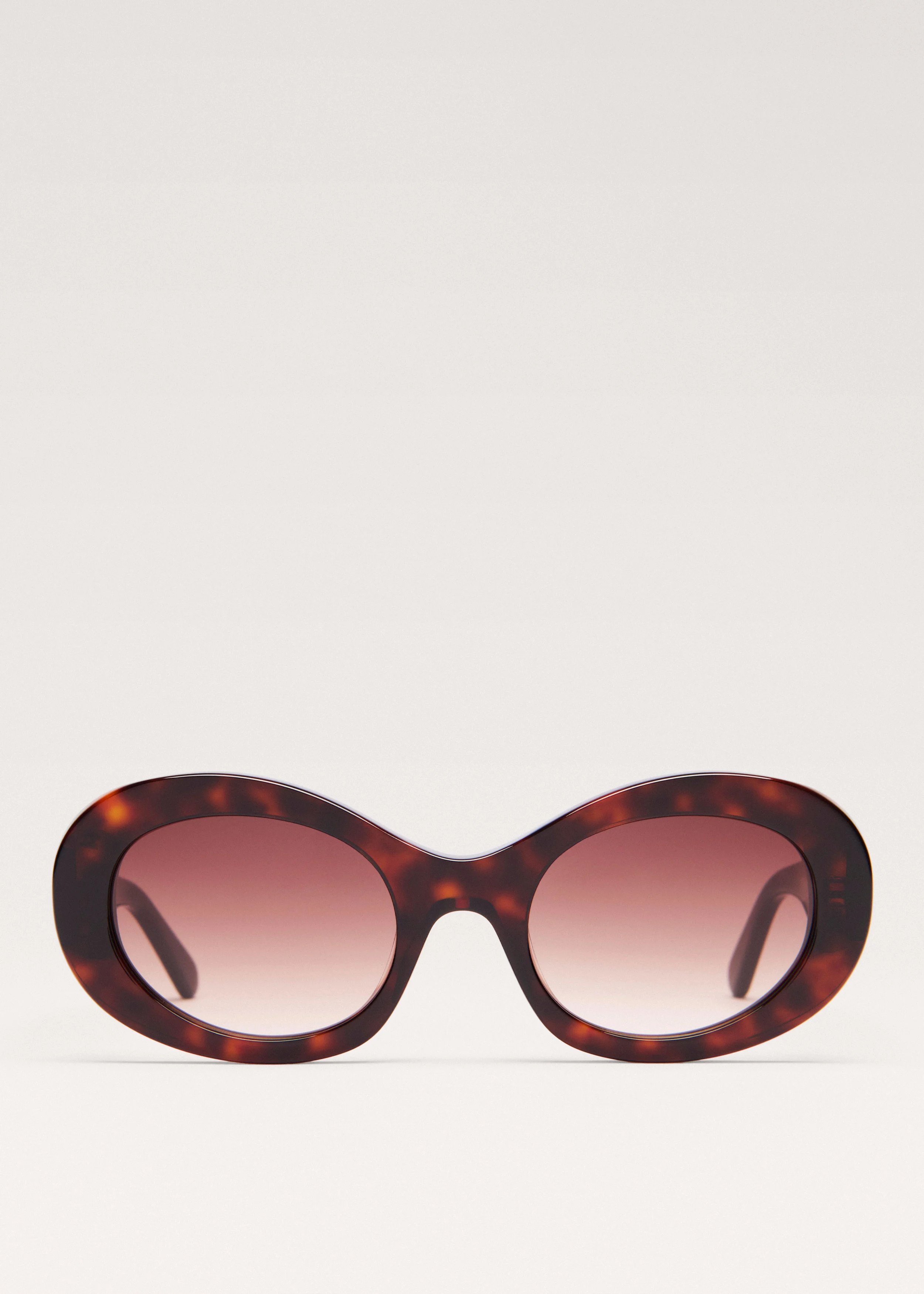 Women's Dark Brown Oval Sunglasses | ME+EM | ME+EM Global (Excluding US)