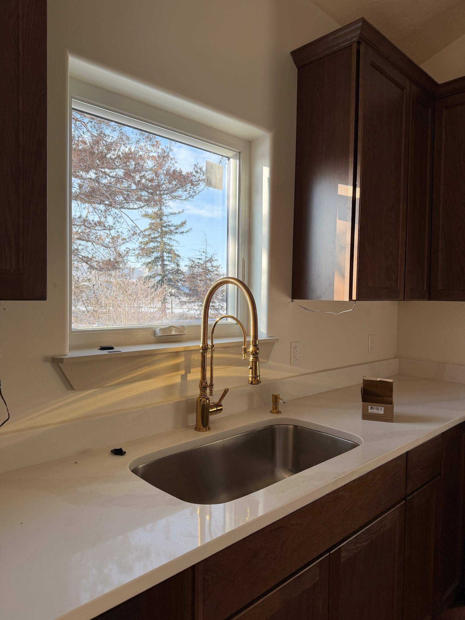 This gorgeous kitchen faucet in gold is such a good price point for the quality!! Obsessed! 

#LTKHome