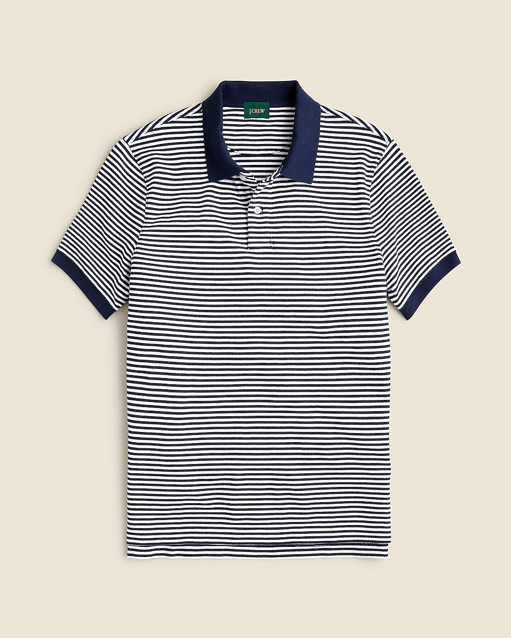 Piqué polo shirt in stripe | J. Crew US
