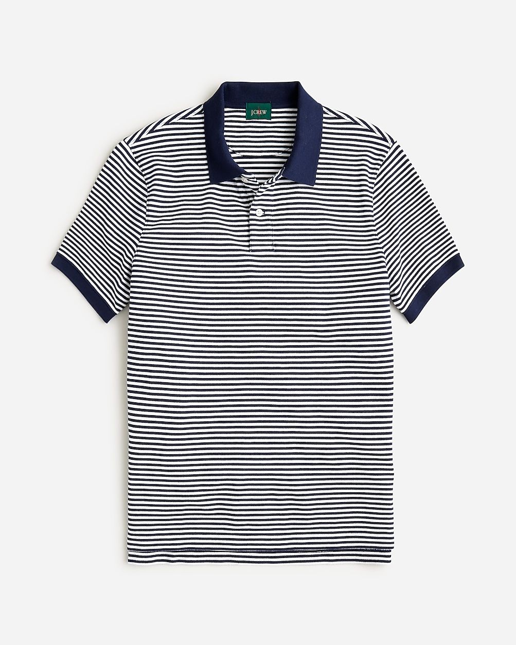 Piqué polo shirt in stripe | J.Crew US