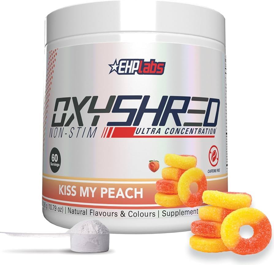 EHP Labs OxyShred Non Stimulant Pre Workout Powder - Stim Free Pre Workout, Caffeine Free Prework... | Amazon (US)