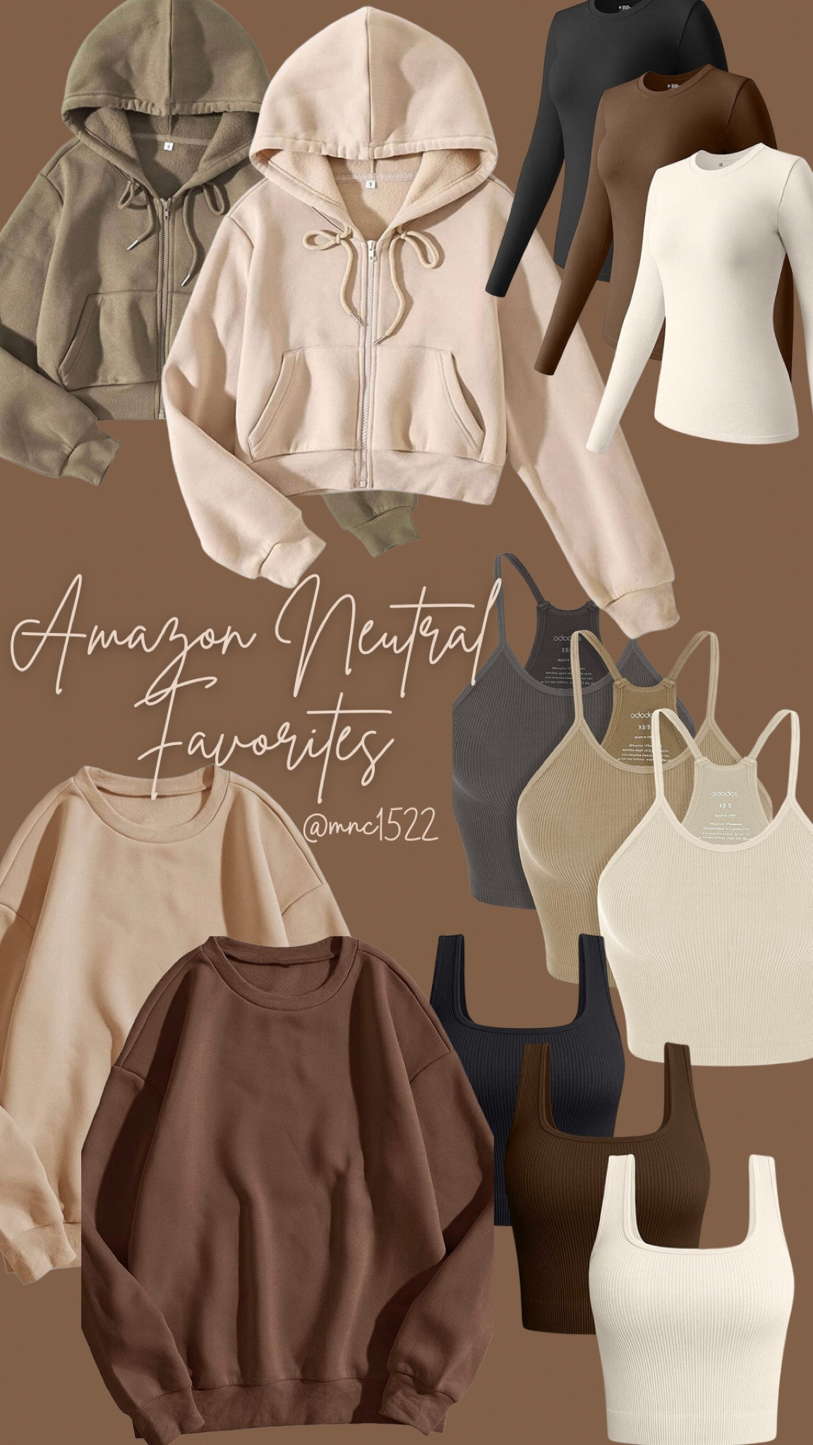 Amazon Neutral Favorites! 🤎 #amazon #neutral #ootd #ltkootd 

#LTKfit #LTKunder100 #LTKFind