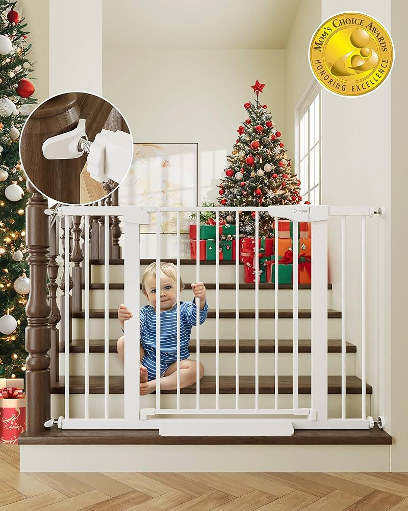 Cumbor 29.7-46" Baby Gate for Stairs, Mom's Choice Awards Winner-Auto Close Dog Gate for the Hous... | Amazon (US)