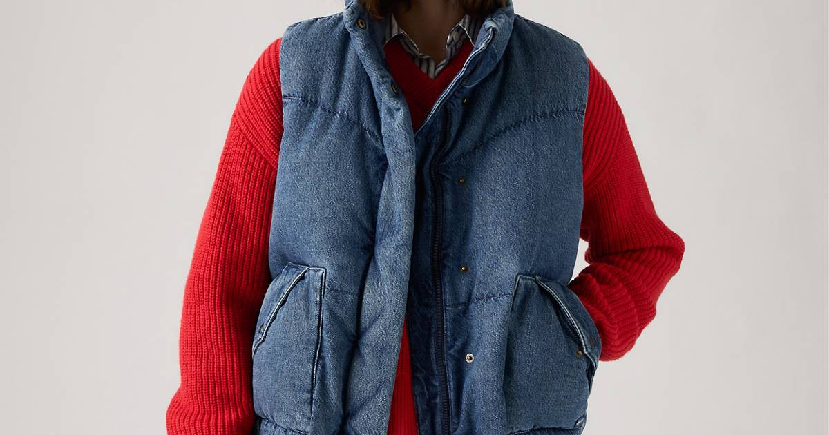 Western Bubble Vest - Dark Wash | Levi's® US | Levi's US