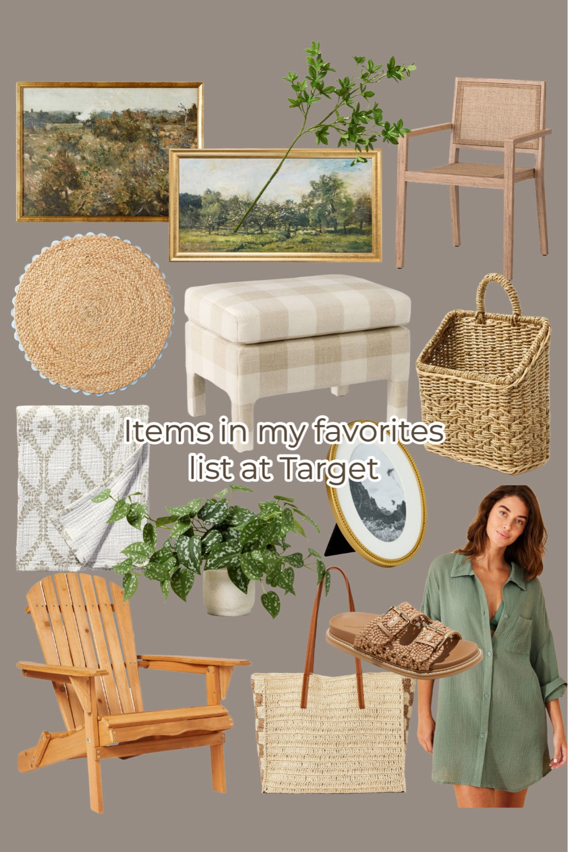 Random things in my favorites list at target! Collected home style. Target fashion. Target style. Target home finds. Spring 2025 target. Spring finds. Summer target 2025. Collected home. 

#LTKHome #LTKItBag #LTKStyleTip