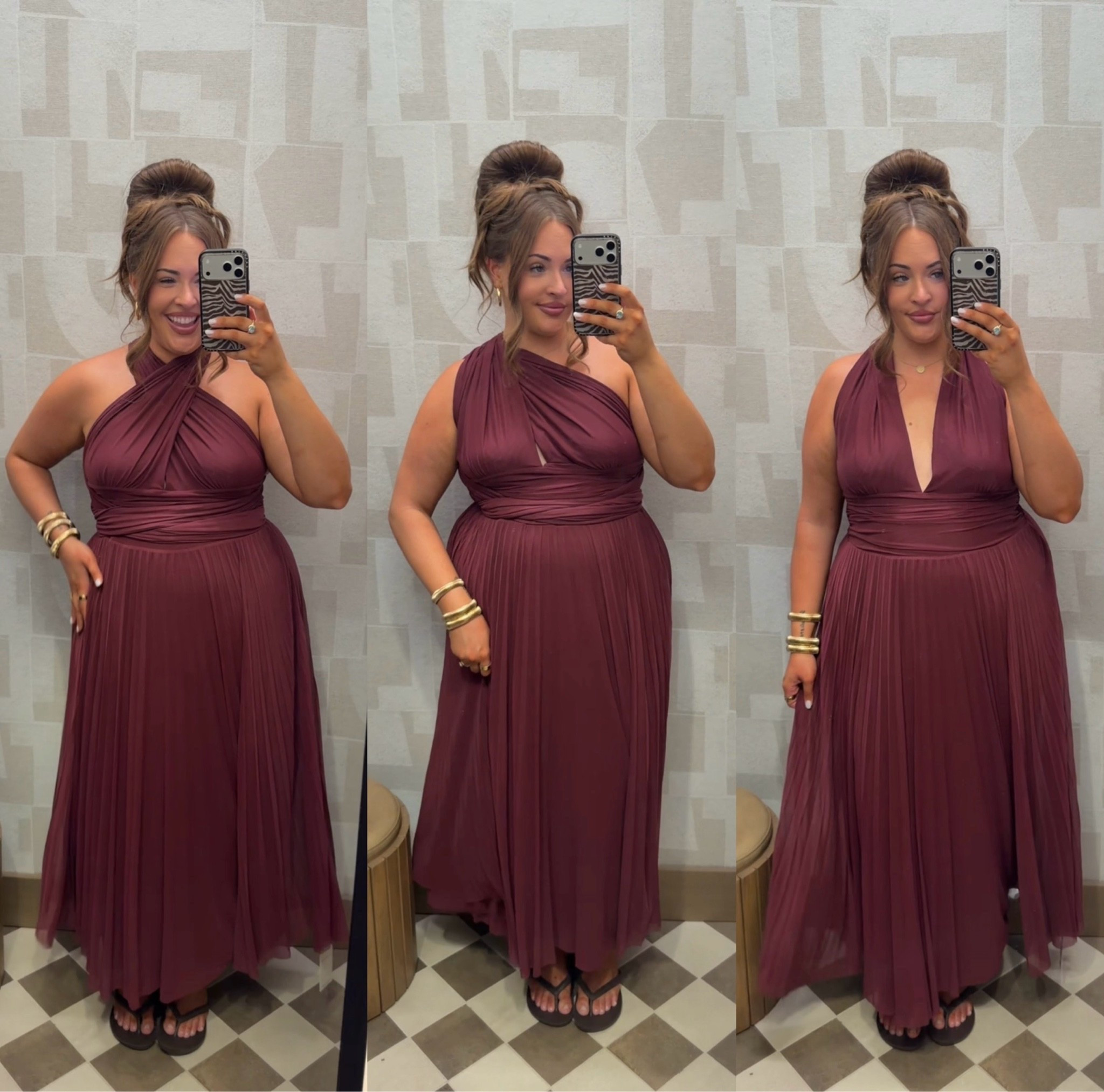 Convertible wedding guest dress! 1 dress 3 ways! Wearing a large regular length!

#LTKPlusSize #LTKMidsize #LTKCon