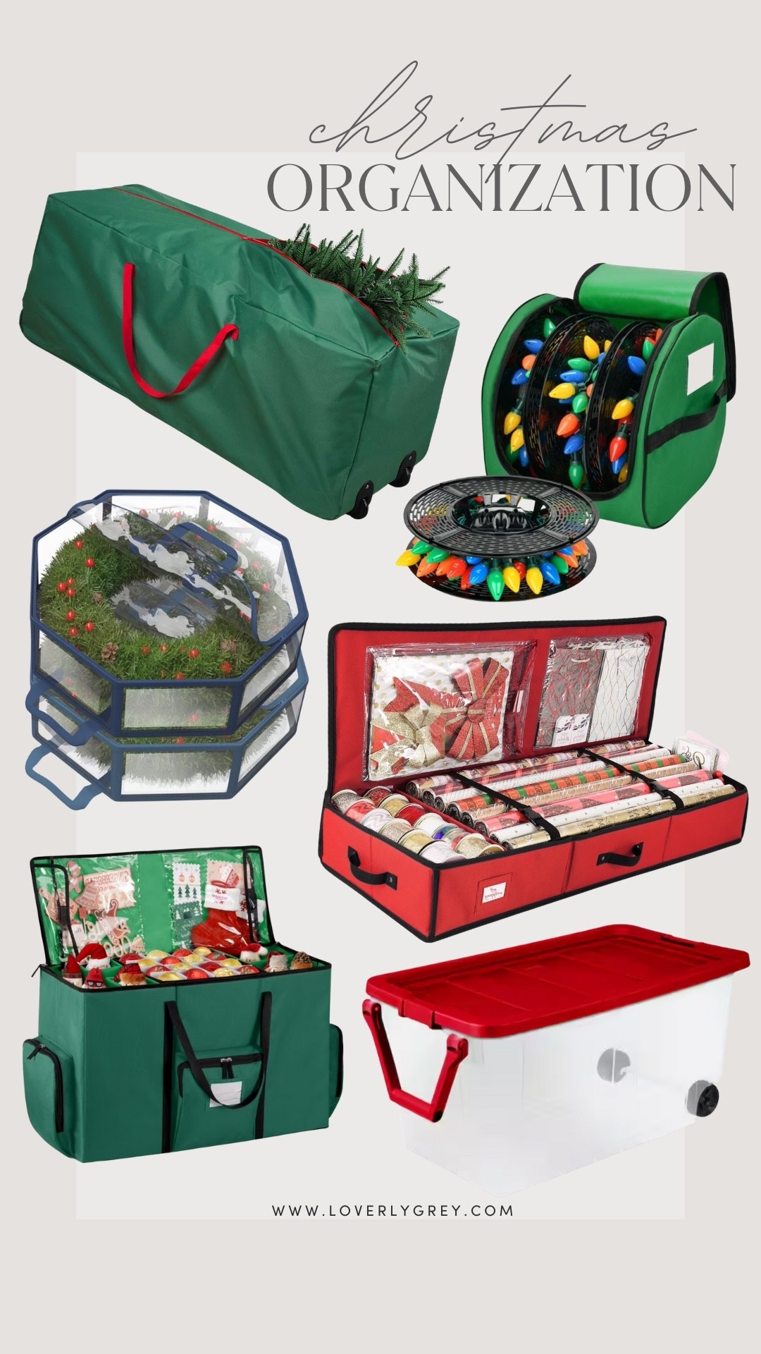 If you’re in need of some Christmas storage, these affordable organizational finds are for you! 

Loverly Grey, Christmas organization, Christmas storage, Walmart finds, Christmas decor storage, Christmas tree storage, Christmas light storage, Christmas wreath storage, Christmas wrapping paper storage, Christmas tree ornament storage

#LTKFindsUnder50 #LTKHome #LTKHoliday