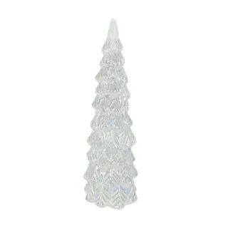 12" Glittery Tabletop Glass Christmas Tree by Ashland® | Michaels | Michaels Stores
