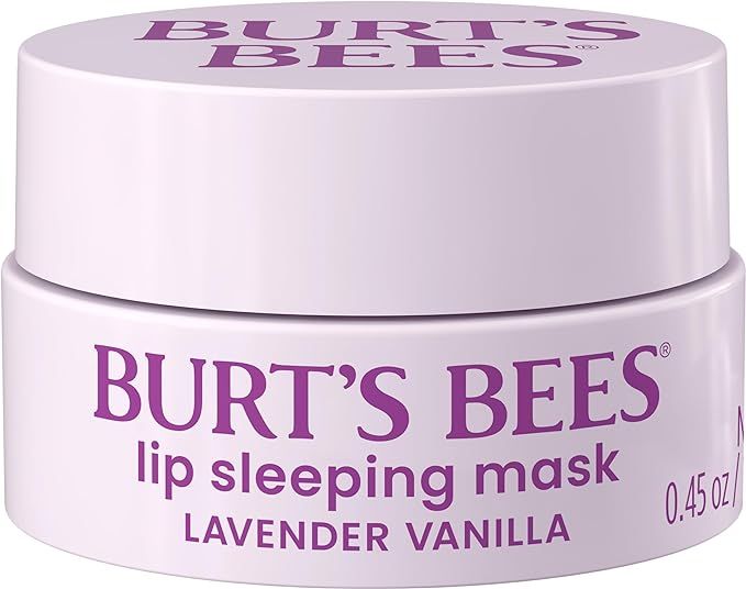 Burt’s Bees Lavender Vanilla Lip Sleeping Mask, With Hyaluronic Acid and Squalane Moisturizer T... | Amazon (US)