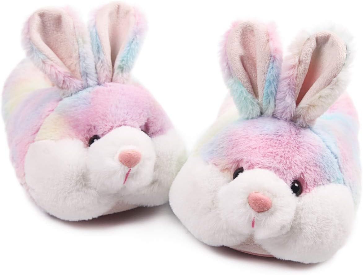 Caramella Bubble Kids Classic Bunny Slippers,Cute Animal Anti Slip House Shoes for Boy and Girl,R... | Amazon (US)