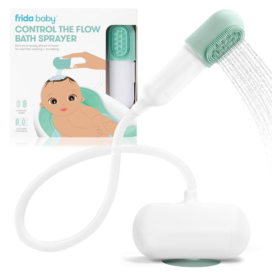 Frida Baby Control The Flow Bathtub Sprayer Attachment for Baby Bathtub, Shower Head with Scalp M... | Amazon (US)