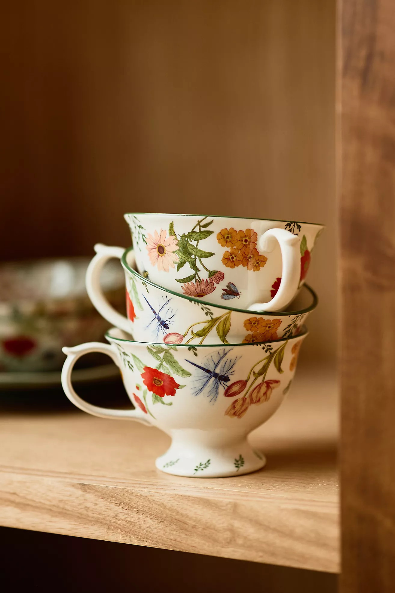 Eden Stoneware Tea Cups, Set of 4 | Anthropologie (US)