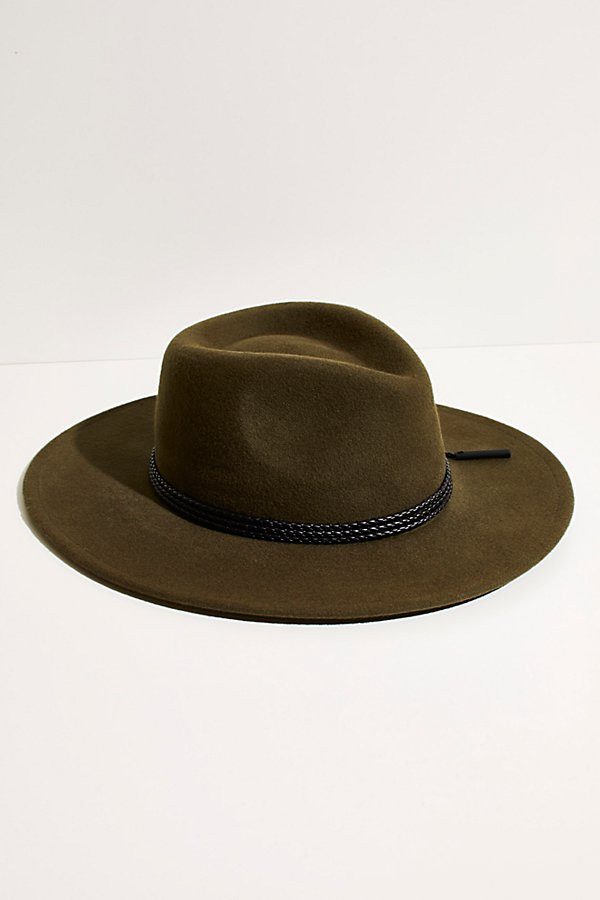 Piston Felt Hat by Bailey's Hats at Free People, Olive, M | Free People (Global - UK&FR Excluded)