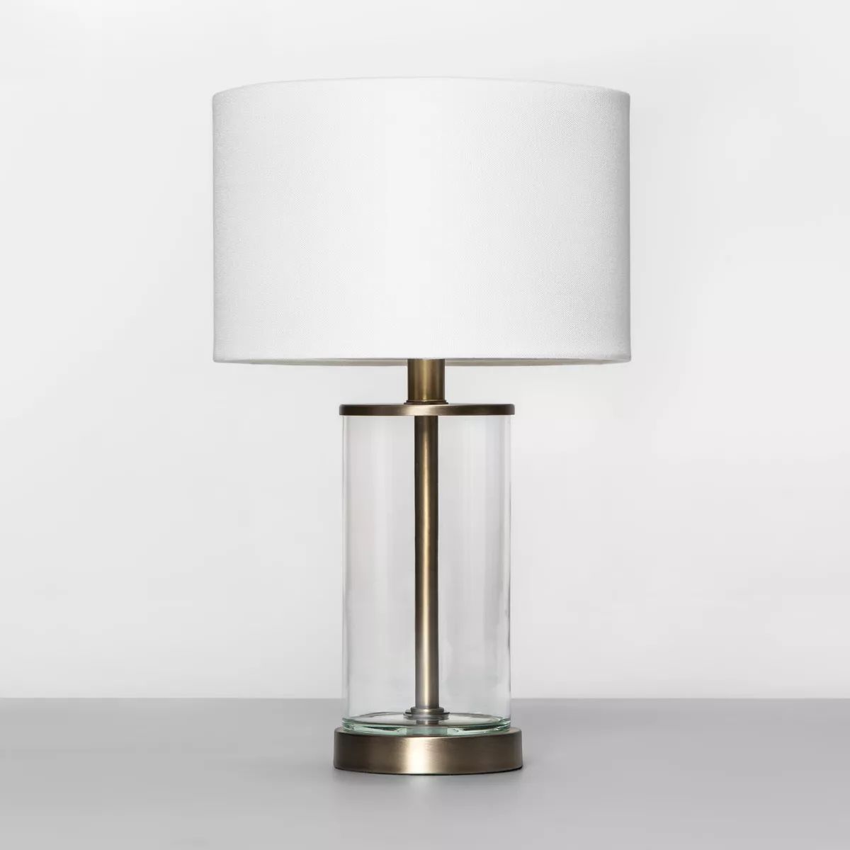 Fillable Accent with USB Table Lamp Brass - Threshold™ | Target