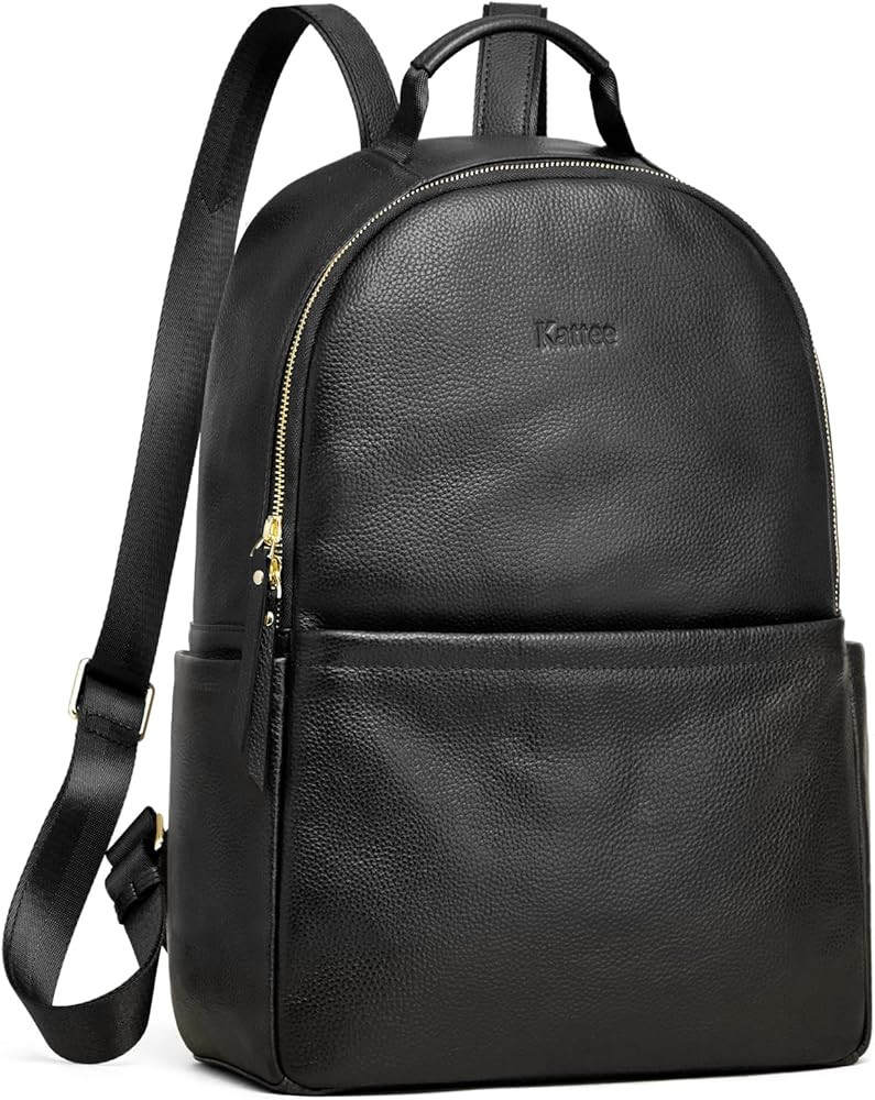 Kattee Genuine leather backpack purse for women Antitheft Rucksack Soft work Casual Daypack fashi... | Amazon (US)