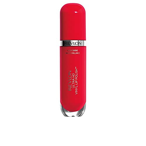 Revlon Ultra HD Vinyl Lip Polish, Liquid Lipstick with Aloe Leaf Extract and Vitamin E , 905 She’s on Fire, 0.16 oz | Amazon (US)