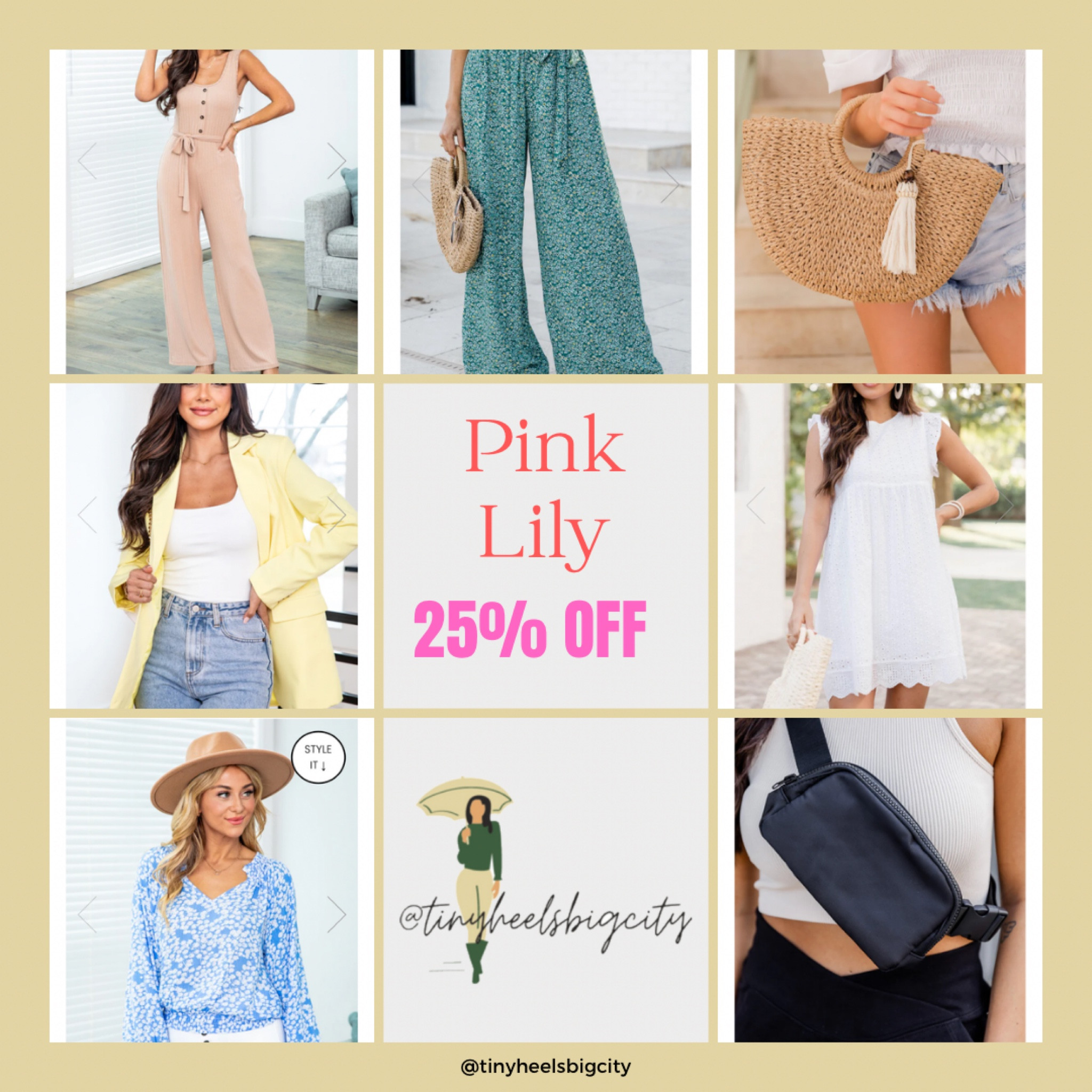 Pink Lily is having 25% off SITEWIDE -  Sale ends 3/12 ✨ 

Don’t forget to copy the in app code and paste it during checkout 🌺

#pinklily #boutiqueclothing #ltksalealert

#LTKstyletip #LTKSale #LTKFind