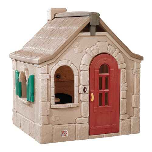 Step2 Naturally Playful Storybook Cottage Kids Playhouse, Indoor/Outdoor Playset, Interactive Play with Sounds, Made of Durable Plastic, For Toddlers 1.5+ Years Old | Amazon (US)