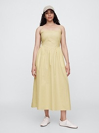 Print Scoopneck Midi Dress | Gap Factory | Gap Factory