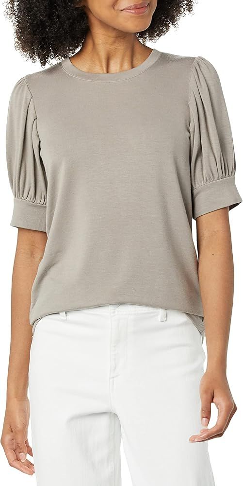 Daily Ritual Women's Supersoft Terry Puff-Sleeve Top | Amazon (US)