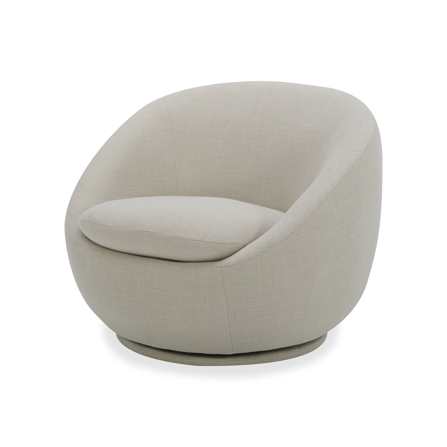 Better Homes & Gardens Mira Swivel Chair, Linen | Walmart (US)