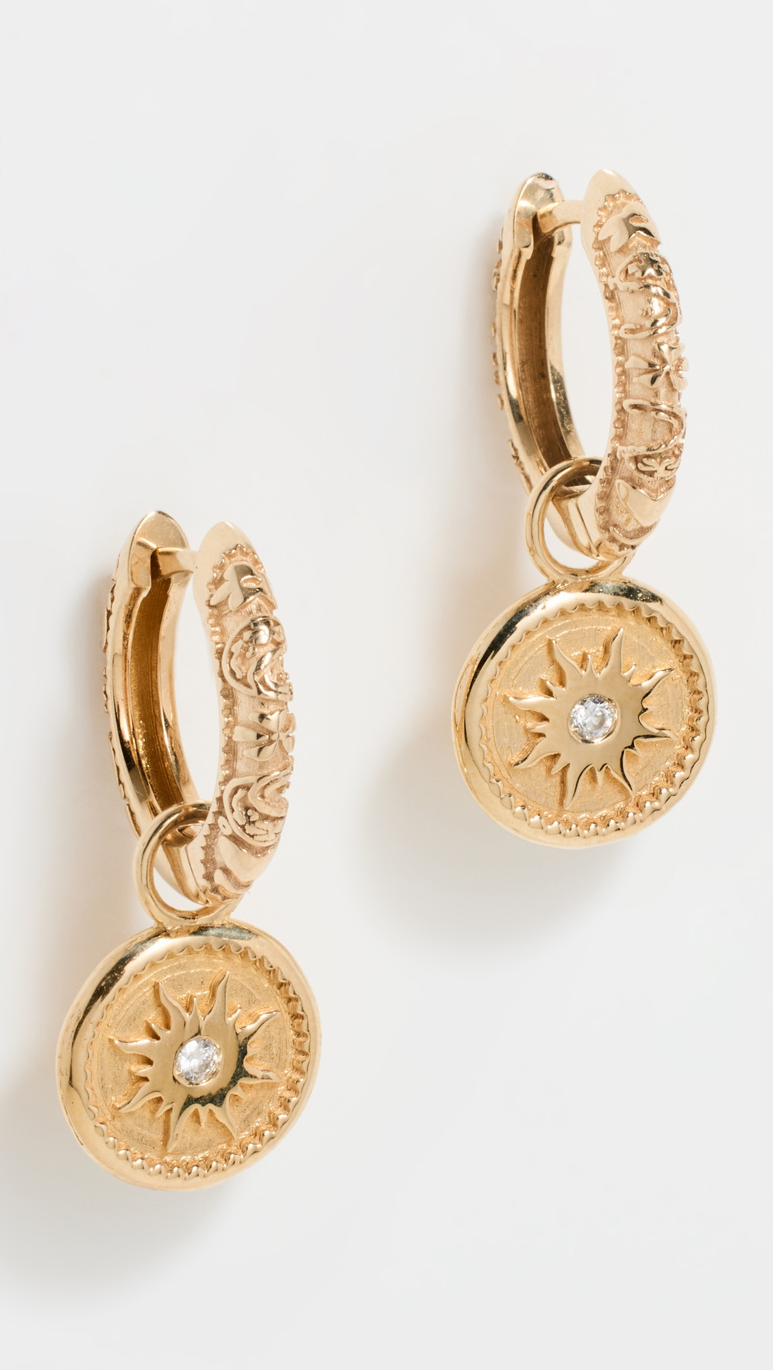 14k Southwestern Hoop Earrings | Shopbop
