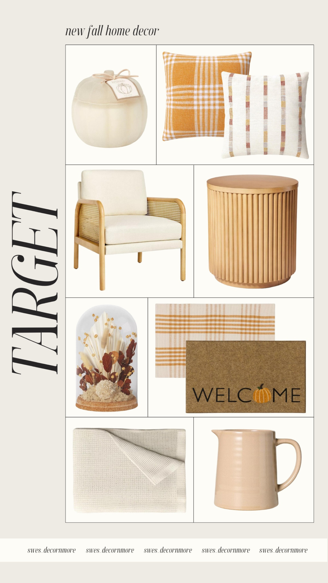 Get your home fall-ready with these cozy Target decor essentials! These fall colored throw pillows warm up any space. Add a welcome mat for the perfect fall-inspired front porch.

#LTKHome #LTKStyleTip #LTKSeasonal
