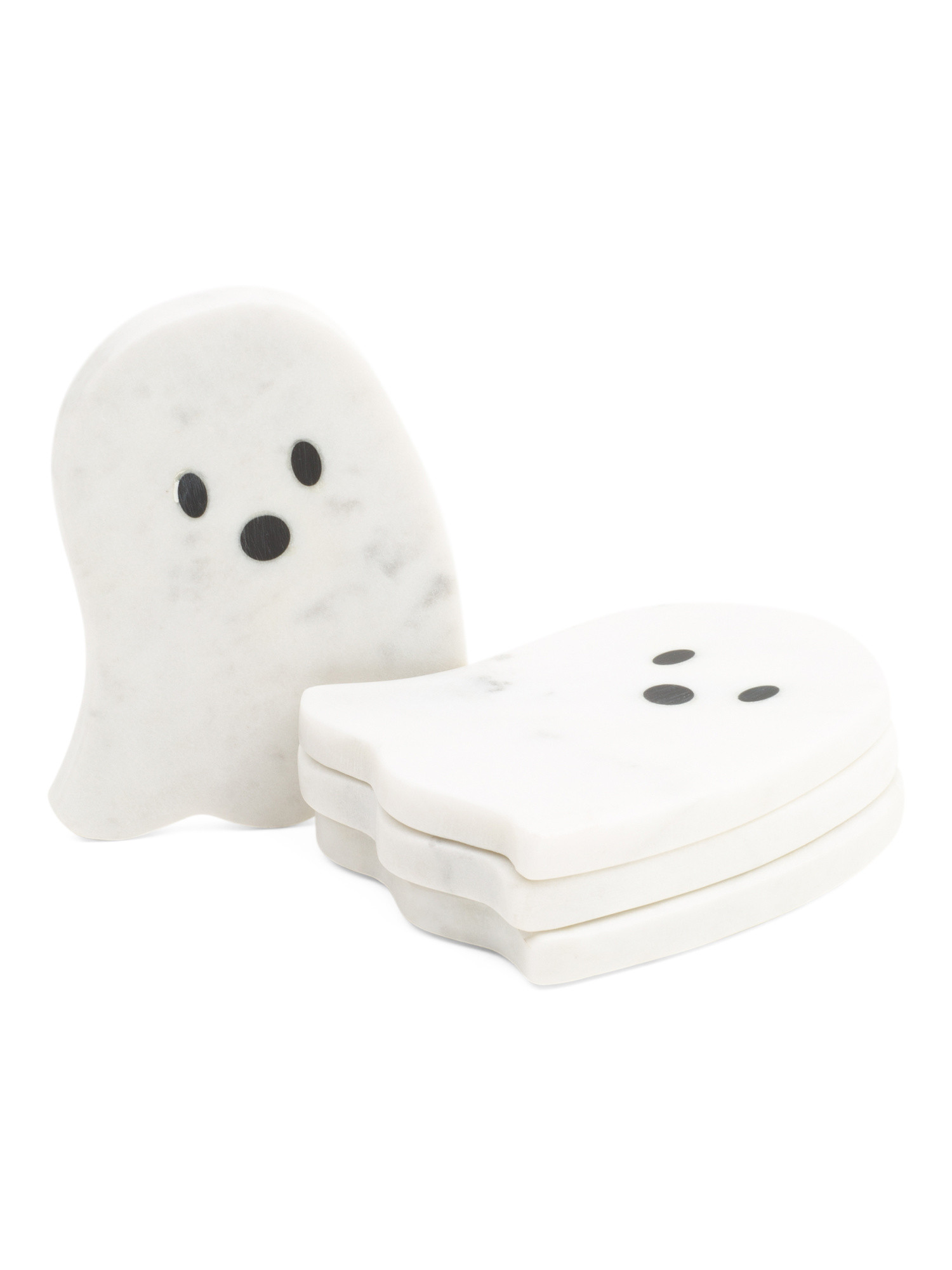 4pk Marble Ghost Coasters | Halloween | Marshalls | Marshalls