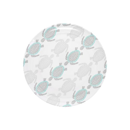 Pavilion Gift Company - Beach - 10.5" Melamine Dinner Plates Set of Two Sea Turtle Summer Vibrant Beach Beachfront Ocean Dinnerware | Amazon (US)