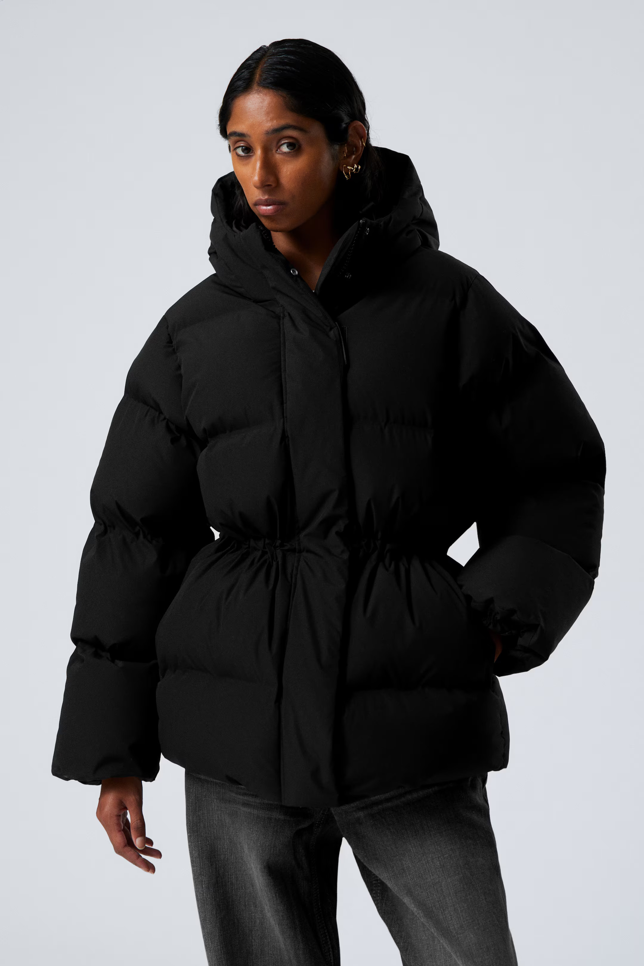 Waisted Puffer Jacket | H&M (UK, MY, IN, SG, PH, TW, HK)